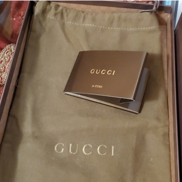 GUCCI Moca Pelle S. Cuoio Horsebit suede loafers w/ box & dusters - Picture 3 of 16